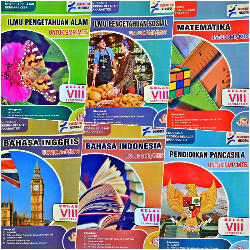 LKS SMP KELAS VIII 8 2b SEMESTER 2 KURIKULUM MERDEKA | PUTRA ANGKASA | LKS BAHASA INGGRIS, MATEMATIK