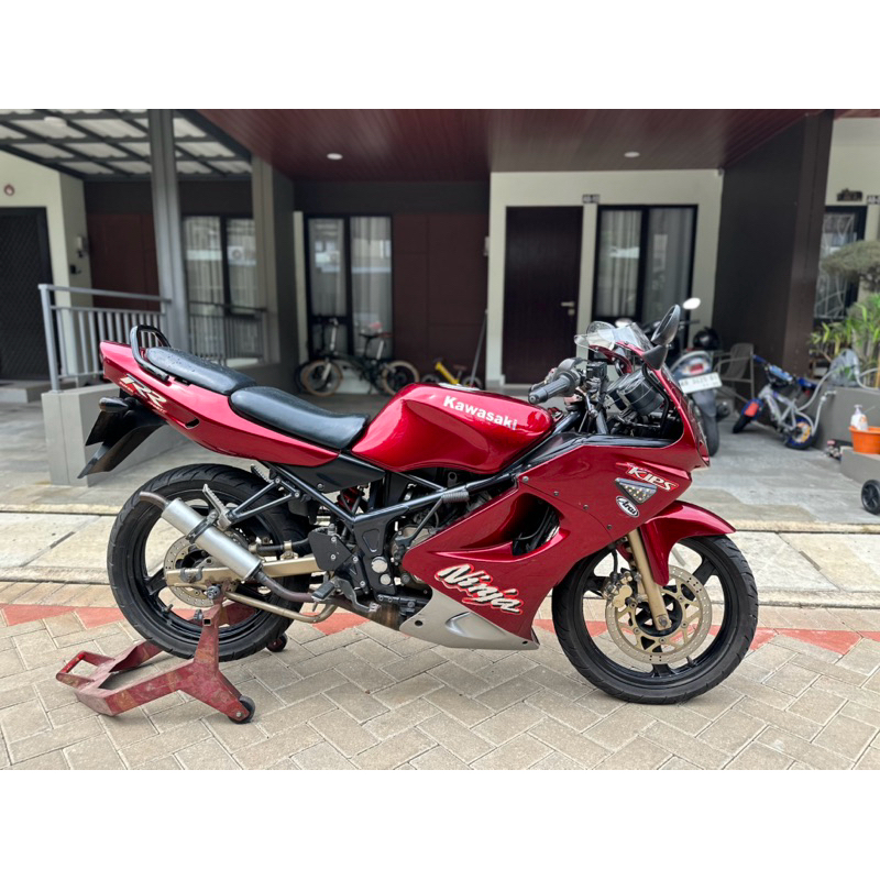 kawasaki Ninja rr old 2009 merah marun