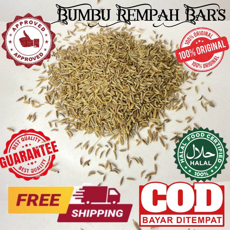 

Jintan utuh/jinten/caraway 100gr/rempah/masakan/penyedap