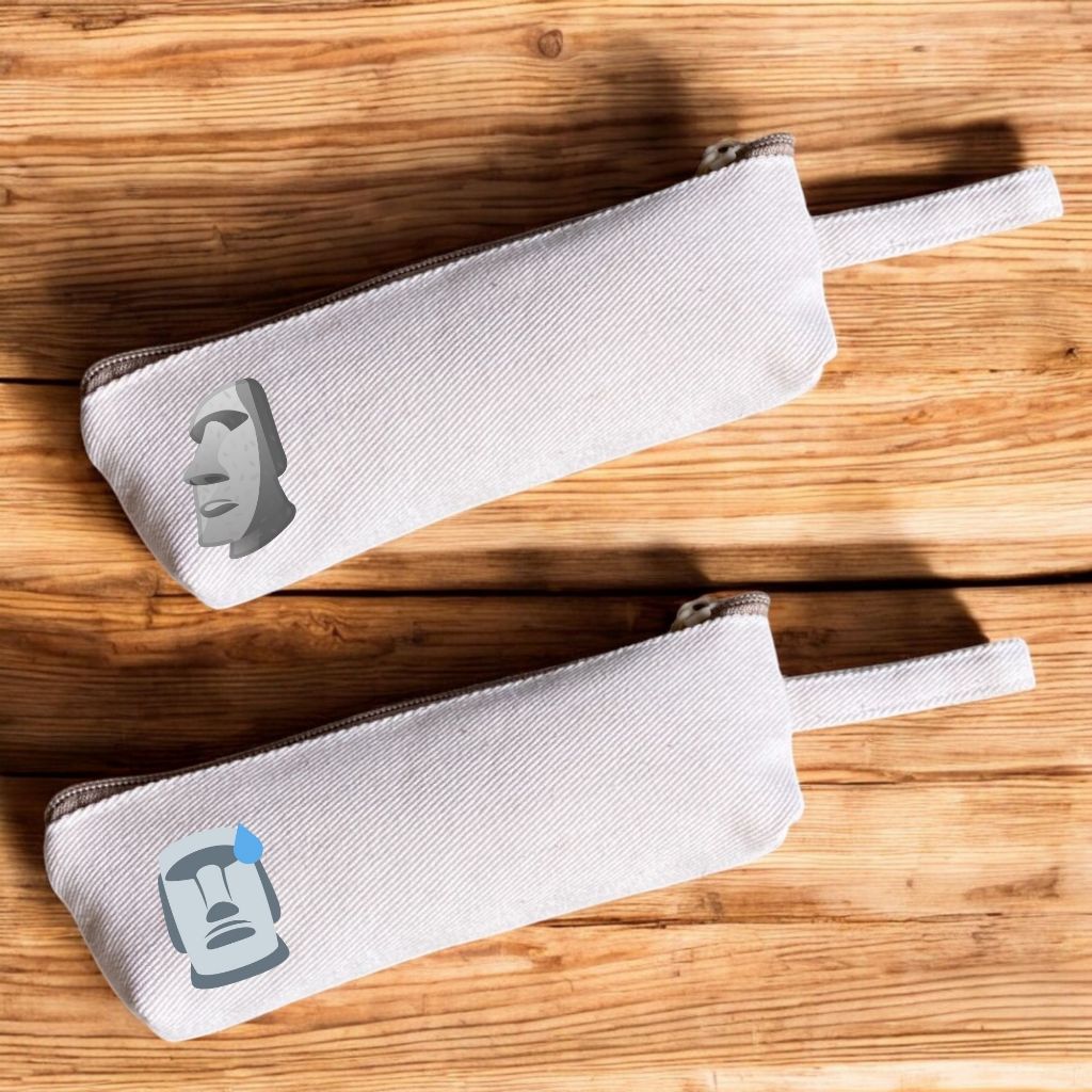 

Tempat Pensil EMOJI Pouch Pencil Dompet Bahan Kanvas Twill Tebal Premium Serbaguna || Kiiyoomii ||