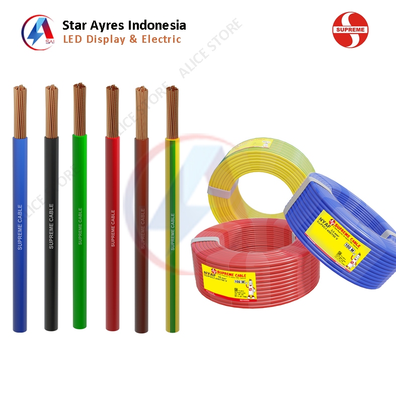KABEL SERABUT NYAF 35MM SUPREME / KABEL GROUNDING NYAF 1X35 MM