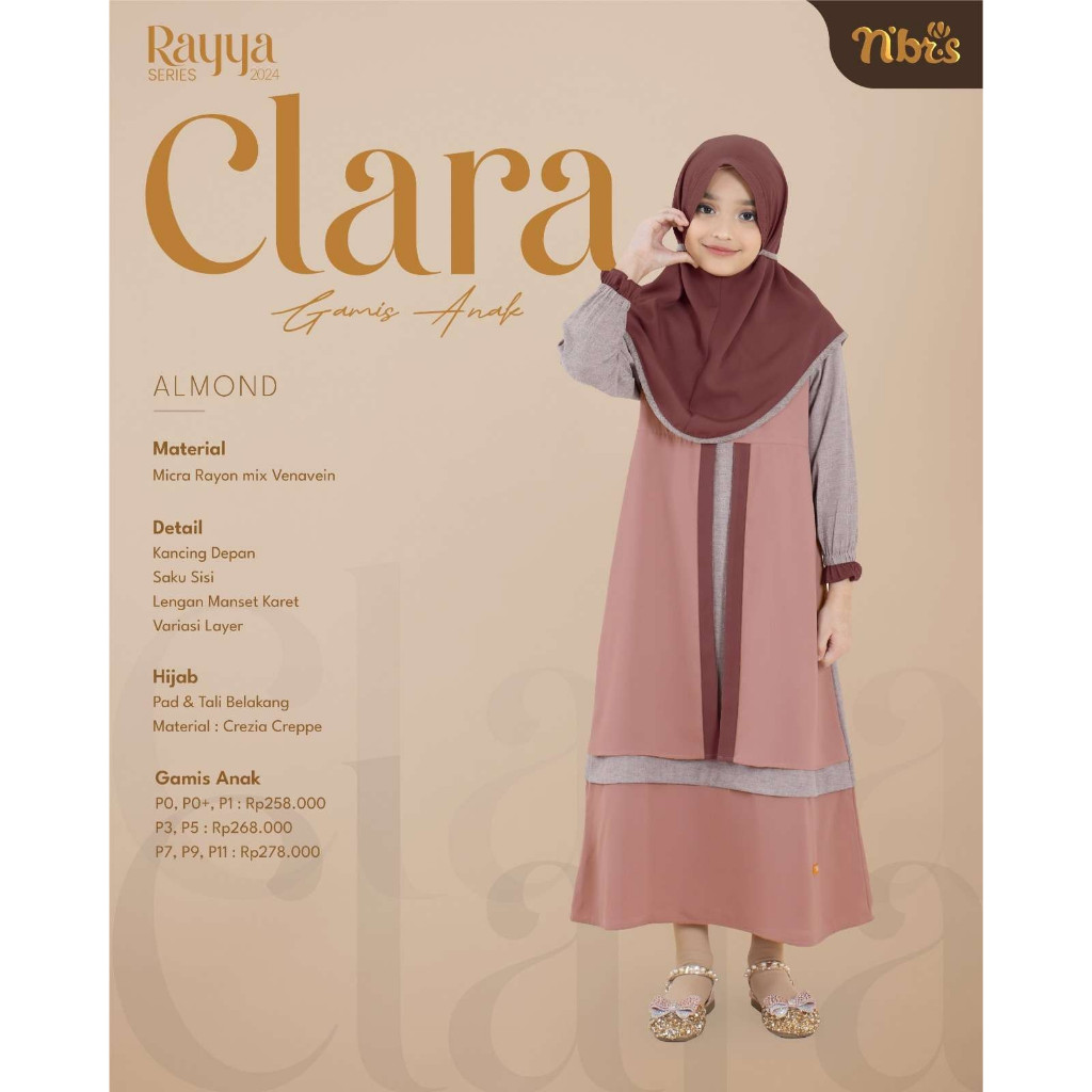 GAMIS ANAK NIBRAS CLARA