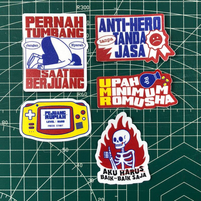 

Stickerpack Kata-Kata Pejuang Rupiah #1 , Kata Hati , Kelas Pekerja Keras