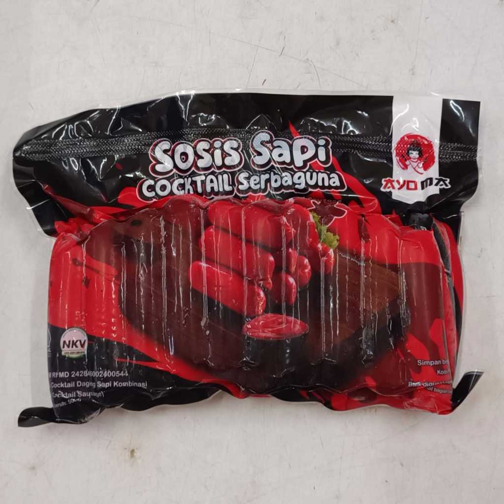 

Ayoma Sosis Sapi Merah Serbaguna Isi 20 Pcs 500 Gram