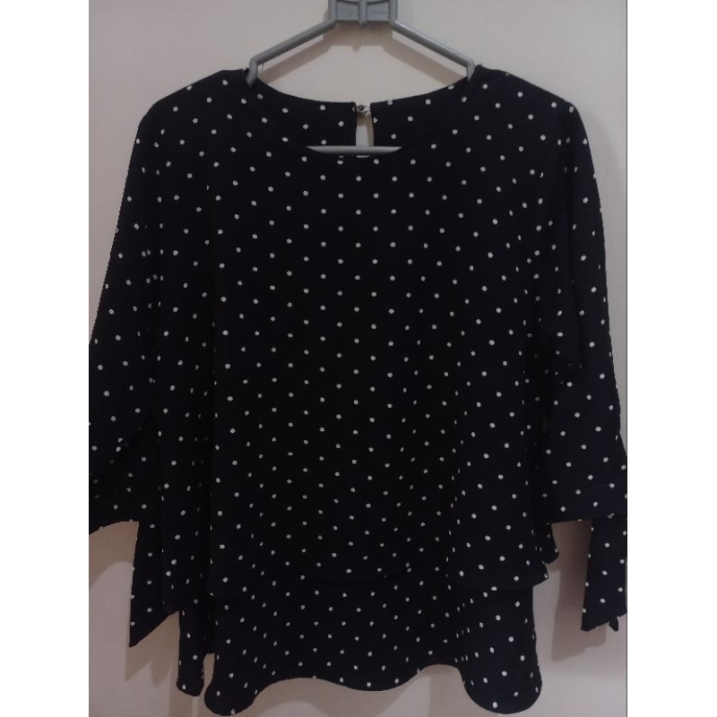 ATASAN POLKADOT WANITA