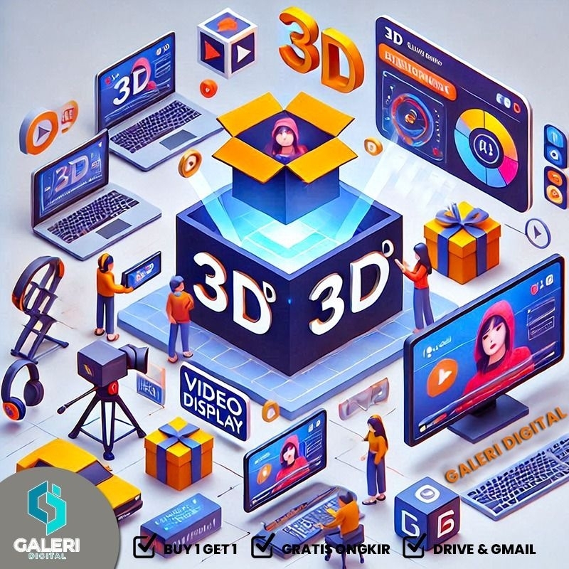 36 Template Desain Video Display Produk Powerpoint