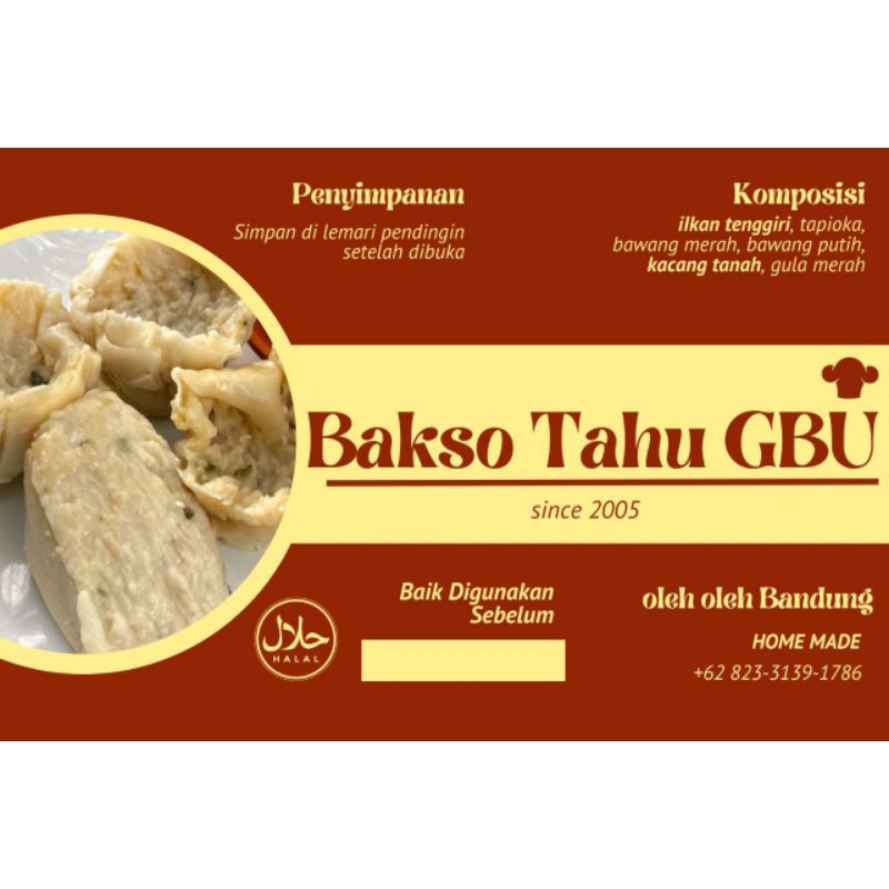

BaksoTahuGBU-siomay10pcs-OlehOlehKhasBandung-Kulener-Since2005