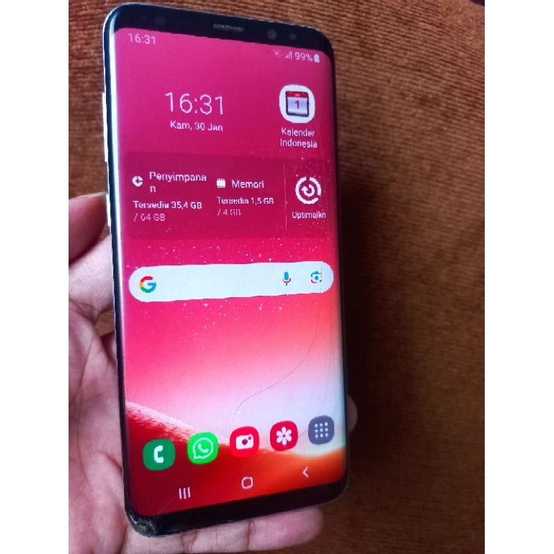 LCD FRAME SAMSUNG GALAXY S8+ ORIGINAL SEIN