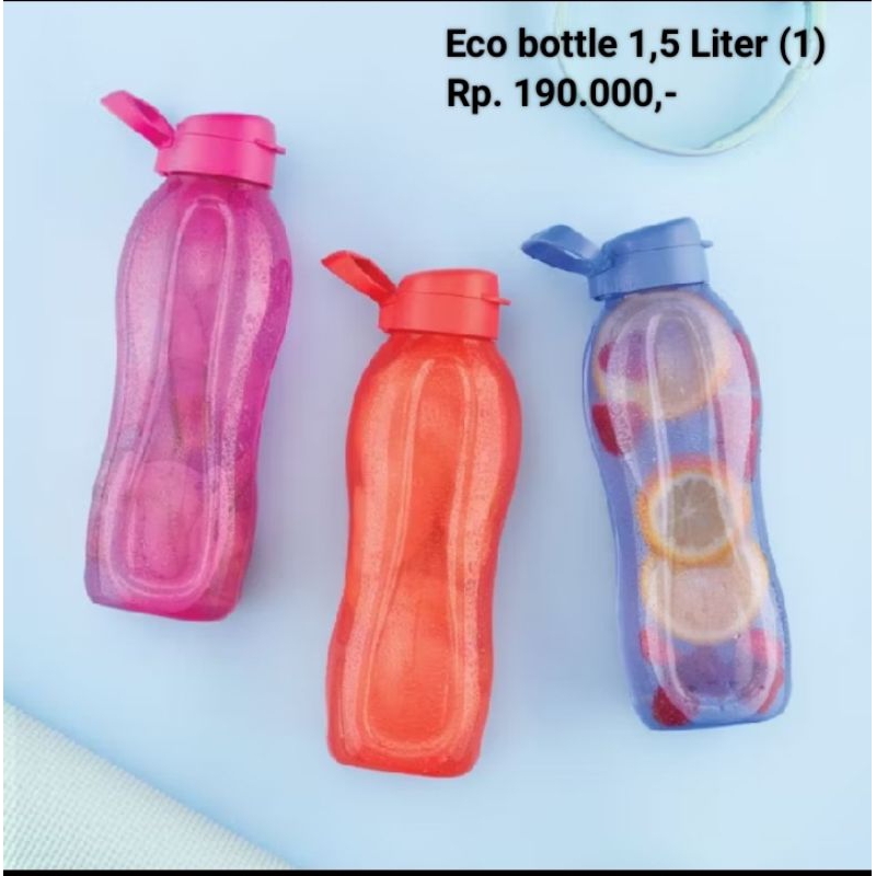 Eco bottle 1,5 liter tupperware original botol minum ukuran 1,5 liter