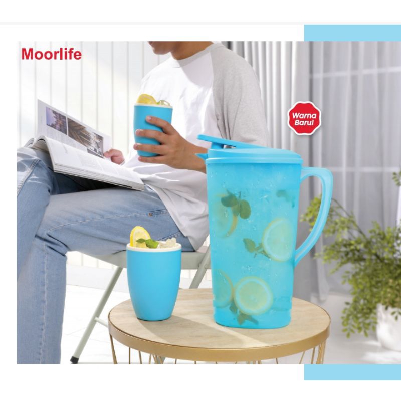 Moorlife maxmilia pitcher / vetro glass / teko gelas moorlife