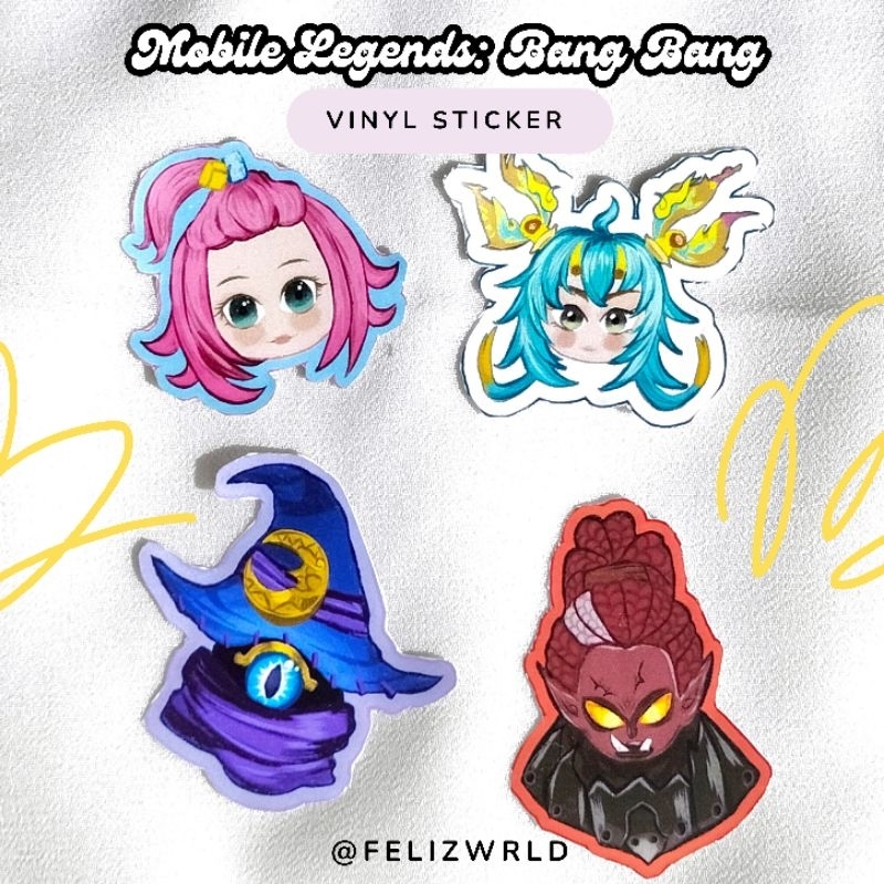 

Mobile Legends: Bang Bang/MLBB Vinyl Sticker Die-Cut Part 1