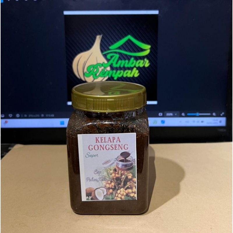 

Kelapa sangrai 300gram/gongseng botol/Ambu ambu rendang padang.