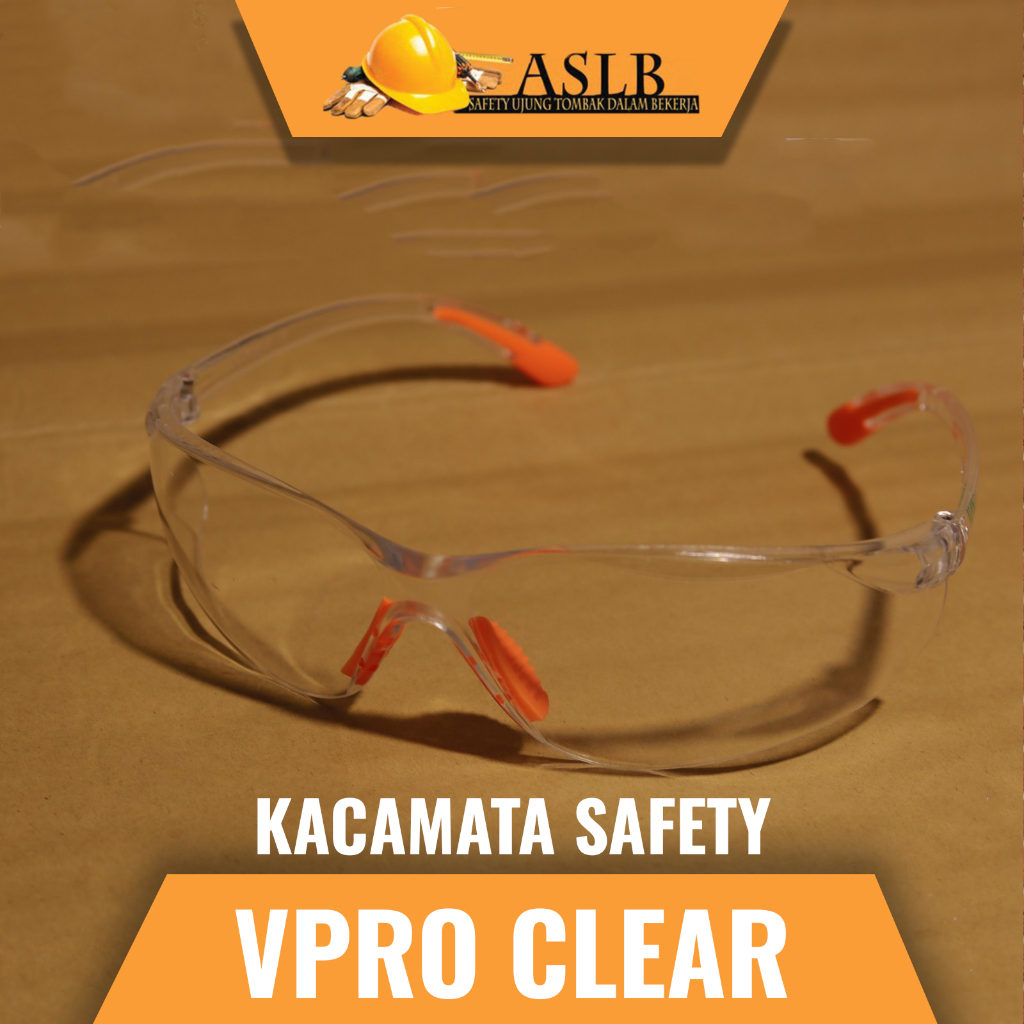 Kacamata Safety VPRO Hitam GOOD QUALITY