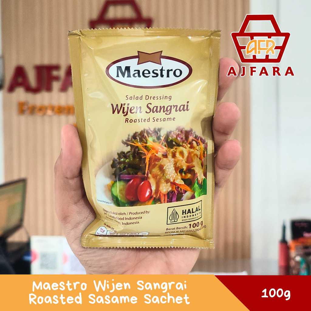 

Maestro Wijen Sangrai 100 gram Salad Dressing Roasted Sesame