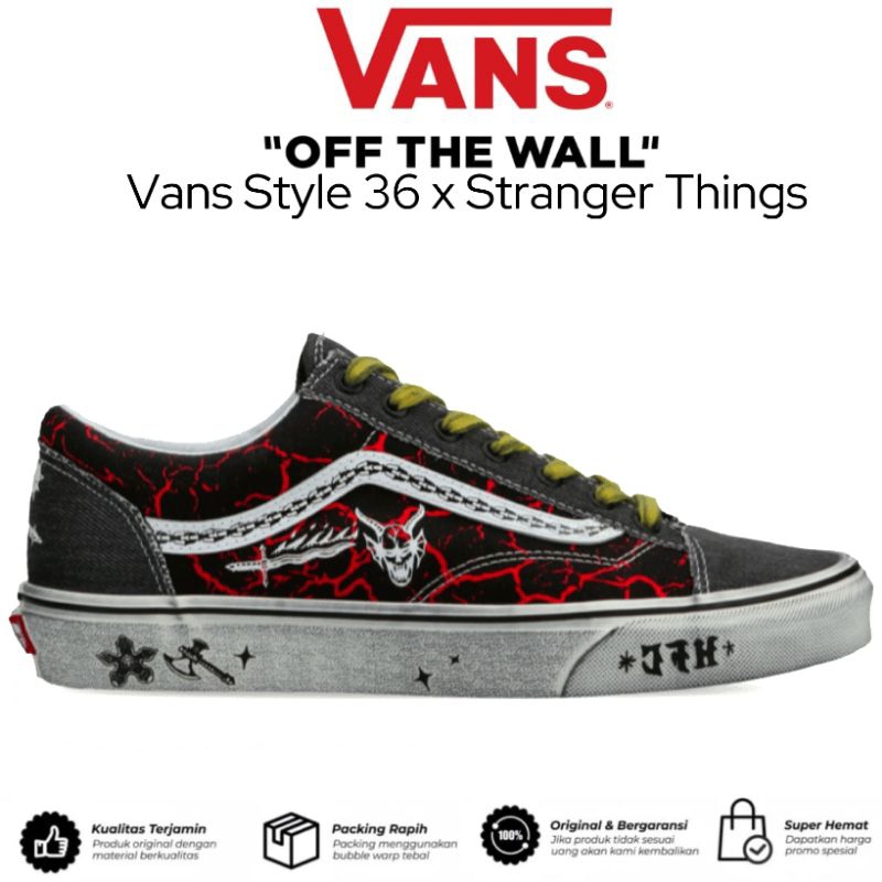 Sepatu Vans Style 36 x Stranger Things  VN0A3DZ3Y09  Original