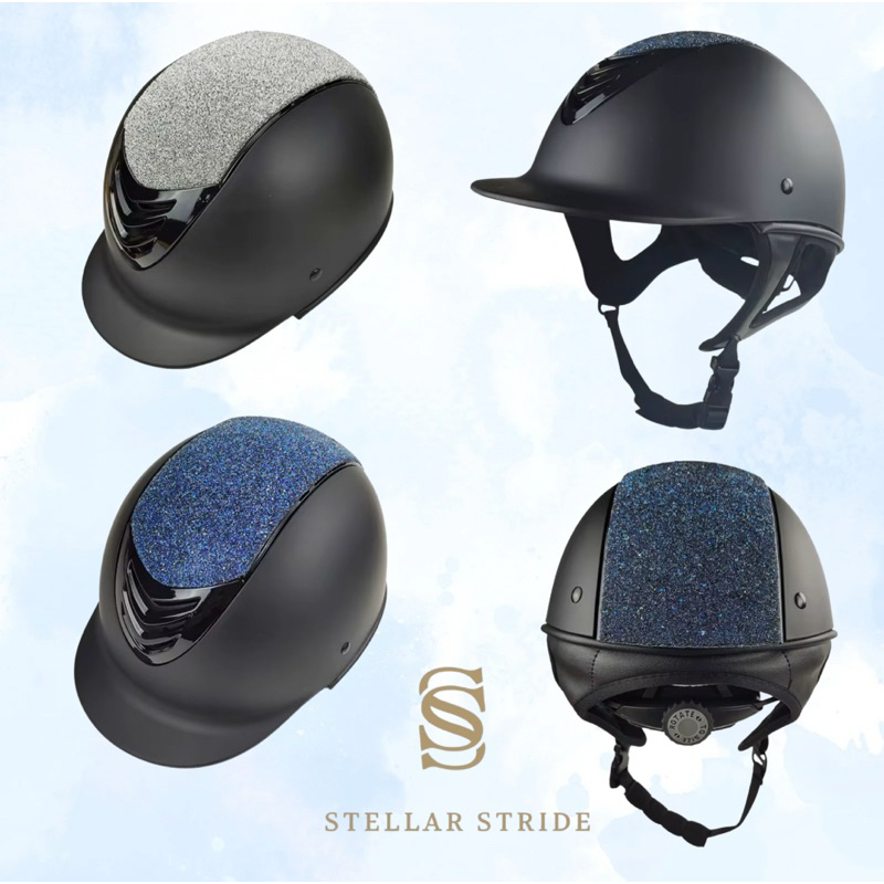 Helm Berkuda | Equestrian Helmet | Helm Glitter Kuda