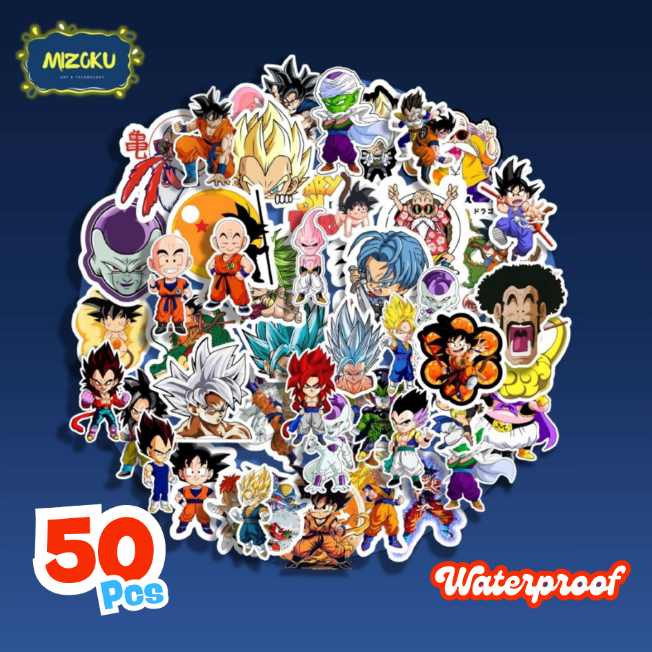 

STICKER PACK ANTI AIR ANIME DRAGON BALL UNTUK SCRAPBOOK | TUMBLER | HP | LAPTOP | KOPER | HELM | MOTOR | WATERPROOF