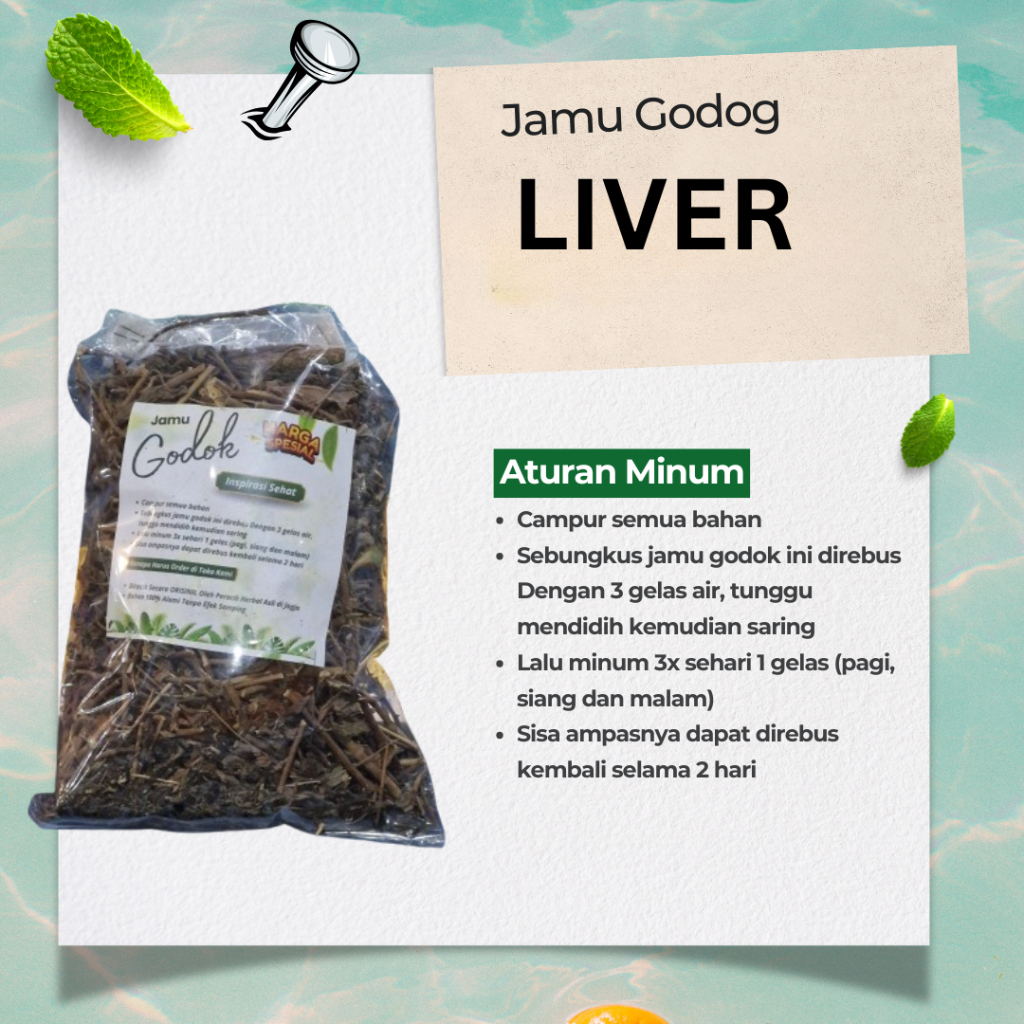 

Jamu Godok Liver I Obat Liver Hepatitis Hati Berlemak Sakit Kuning Fungsi Hati Ampuh