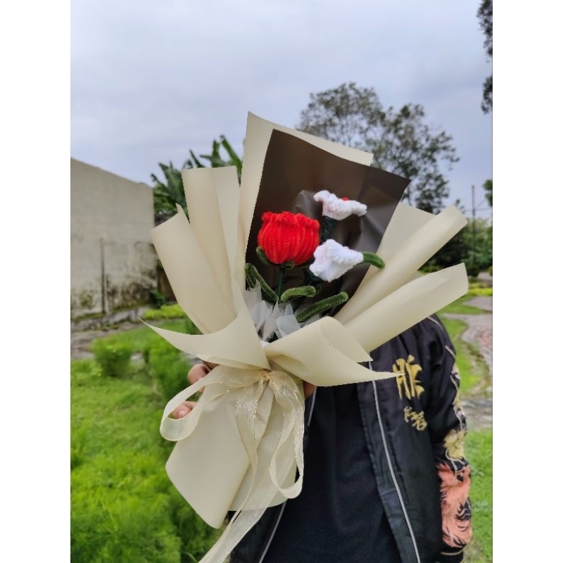 Buket Wisuda Murah Kawat Bulu jombang