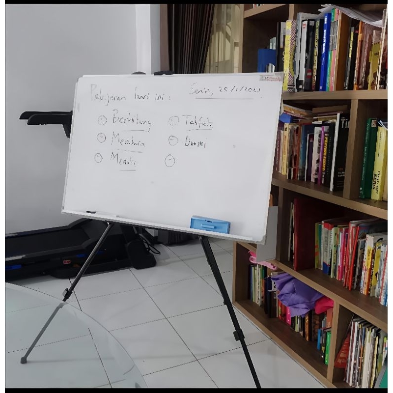 Standing Papan Tulis White Board Stand Whiteboard