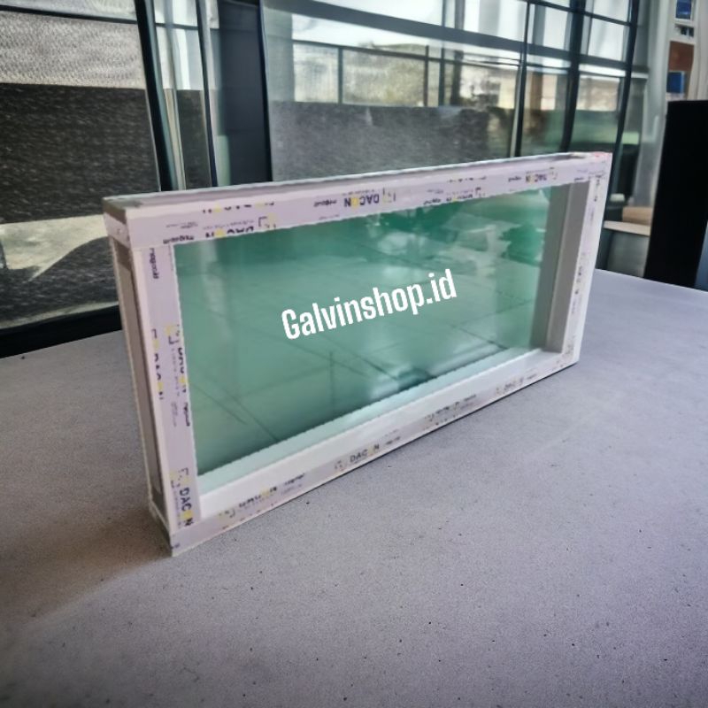 kusen alumunium kaca mati 40x60