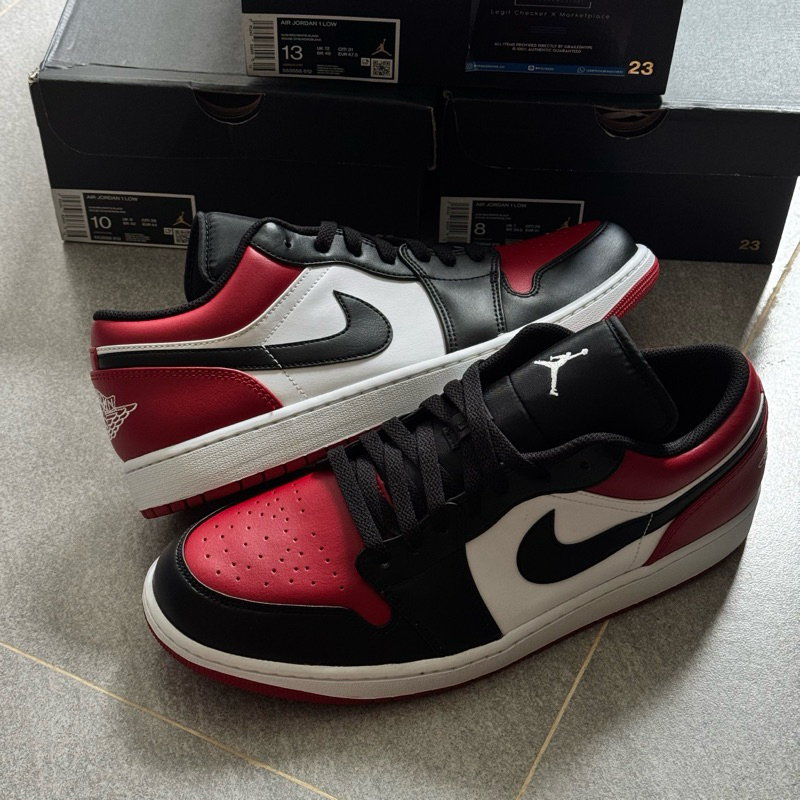Air Jordan 1 Low Bred Toe