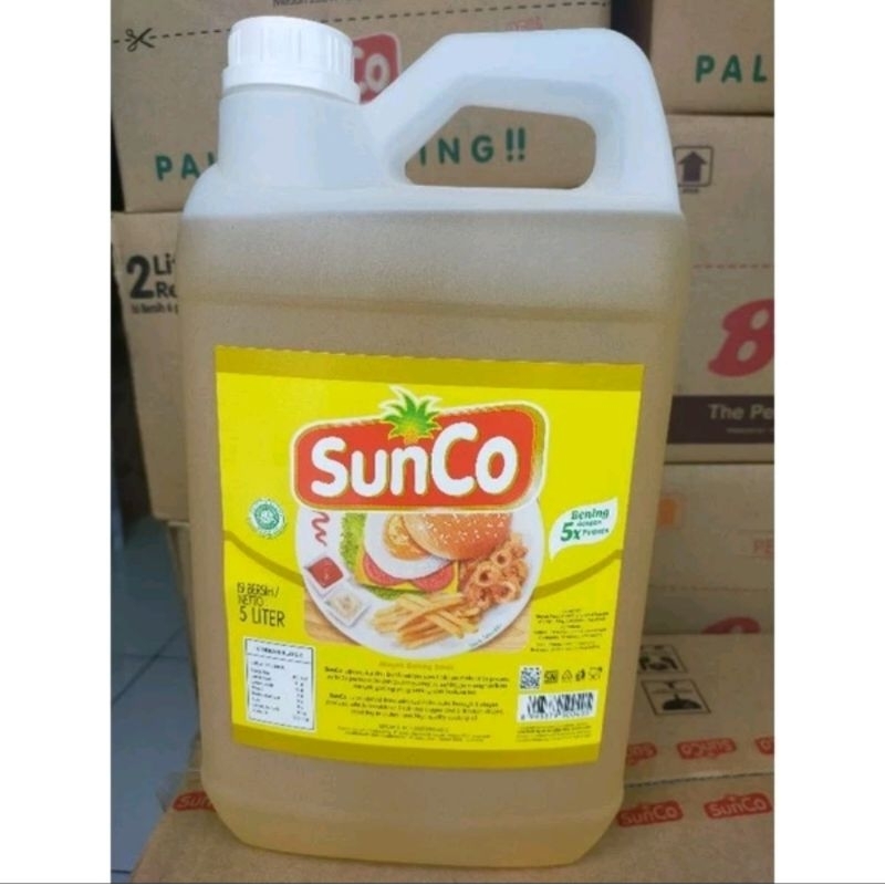 

[ ] SunCo 5 Liter /1 Jerigen Minyak Goreng Bening Berkualitas