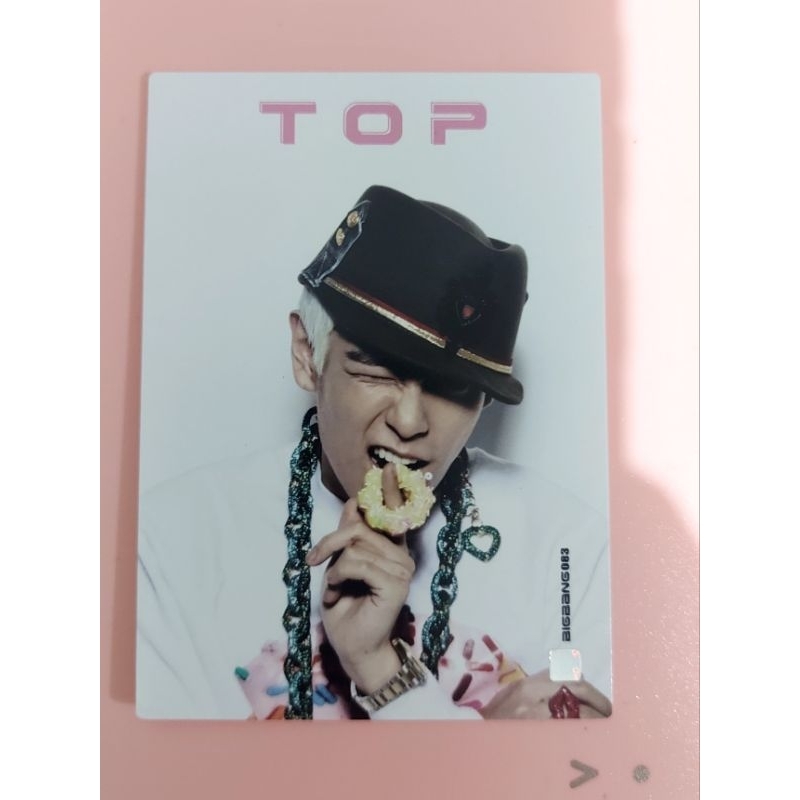 bigbang photocard from bigbang collection