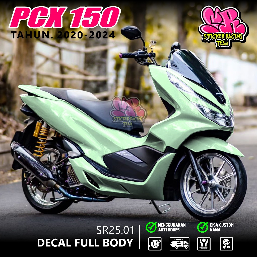 COD Sticker Decal Full Body Honda PCX 150 Tahun 2017 2018 2019 2020 Sticker Full Body PCX 150 Polos 