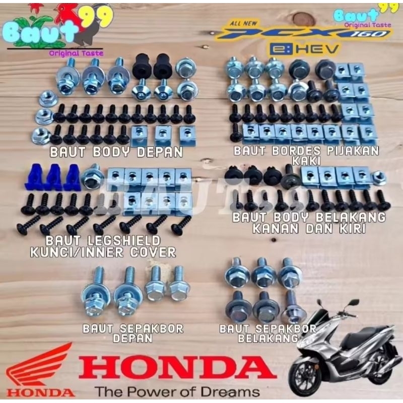 Baut Full body Honda all new PCX 160 Baut Full body Honda all new PCX 160