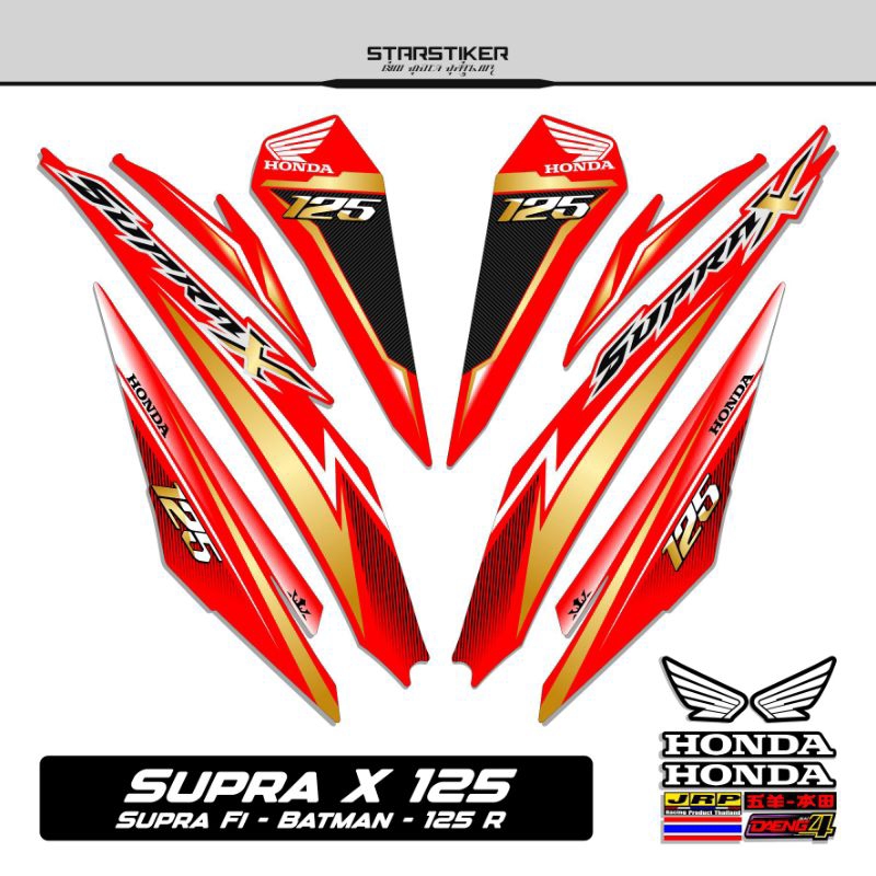 46/Striping Supra X 125 R/Stiker Supra X 125 Fi/Sticker/Supra-x 125 R/Wave 125 R/Stiping/List/Polet/