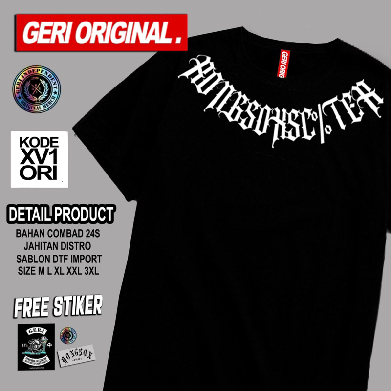 Kaos Vespa Geri original -  RSX LHR