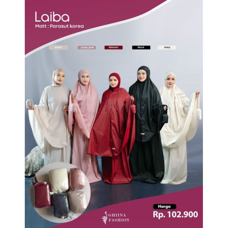 LAIBA MUKENA by GHINA FASHION