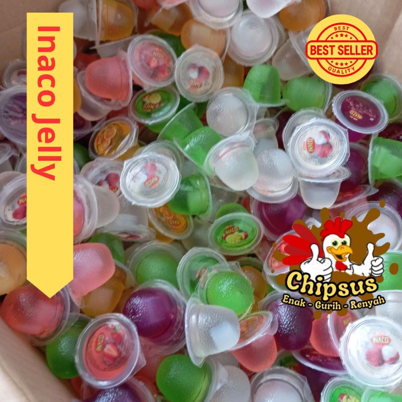 

jelly inaco mini mix rasa 1KG kemasan kiloan curah aneka rasa