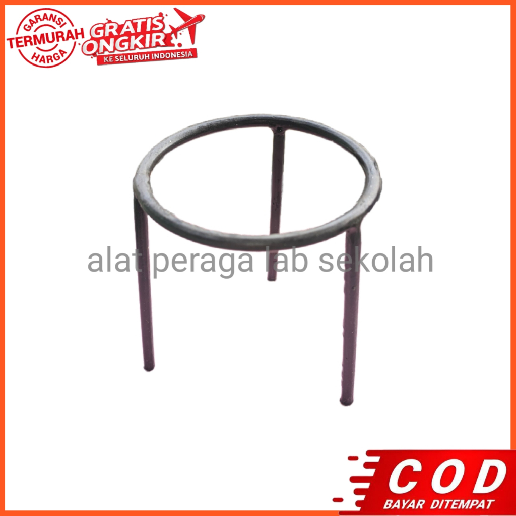 

Kaki Tiga Kaki 3 Penyangga Kasa Asbes Penyangga Bunsen Alat Peraga Lab Sekolah