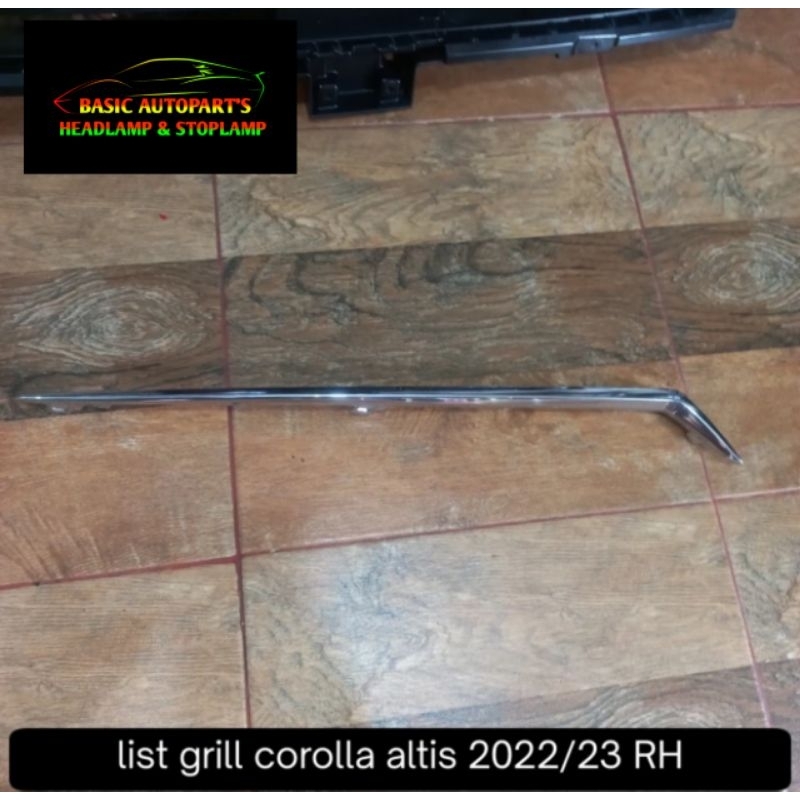 List Croome Toyota Altis List Grill Altis 2022 2023 Kanan Original