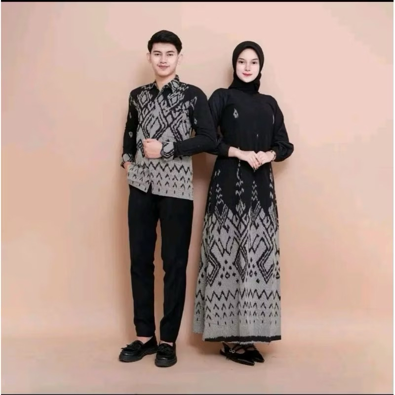 ACOTE -  BAJU TENUN COUPLE AYUNDA 01 - BAJU TENUN AYUNDA - GAMIS TENUN AYUNDA - DRESS TENUN AYUNDA