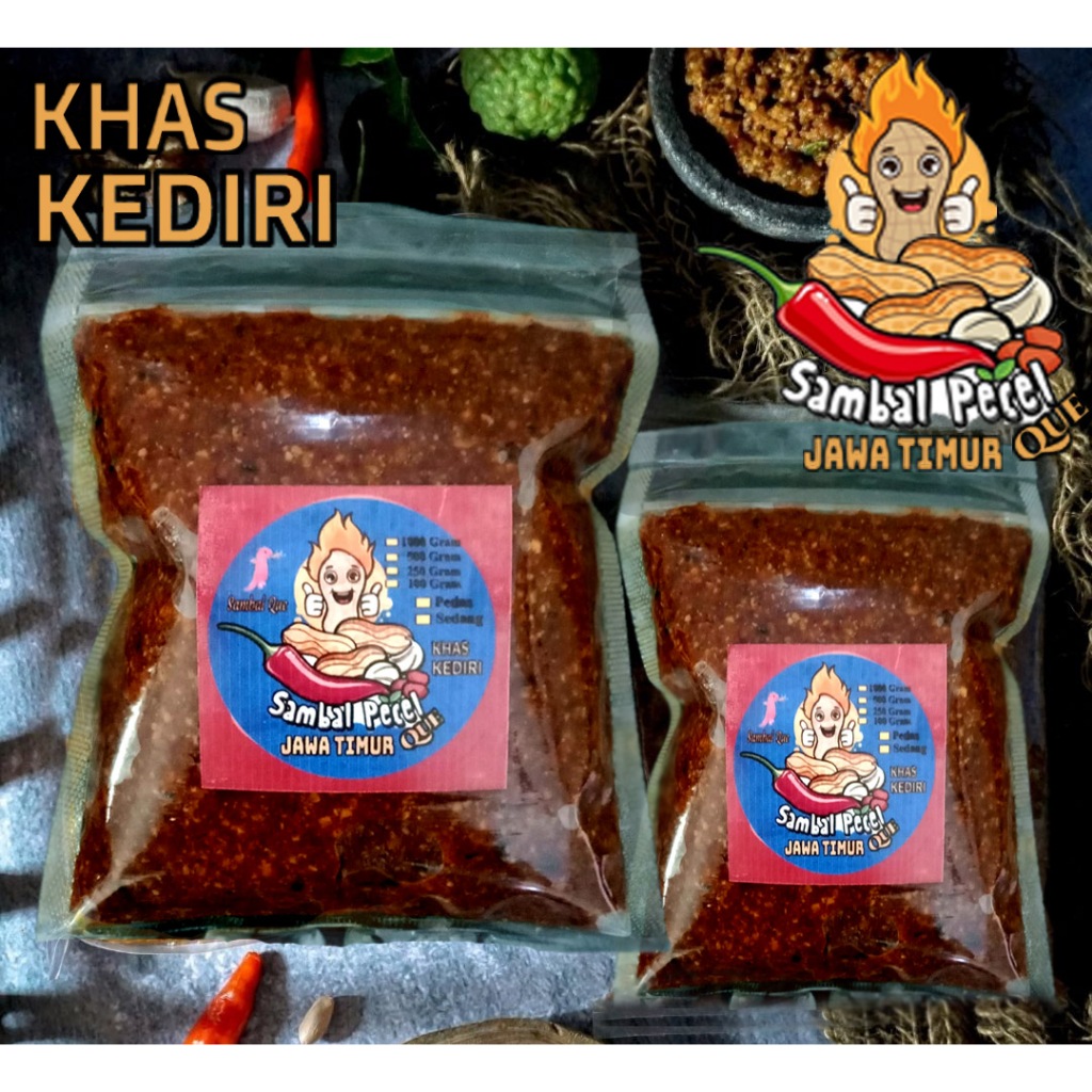

Bumbu pecel kediri asli enak 1 KG - Sambal QUE
