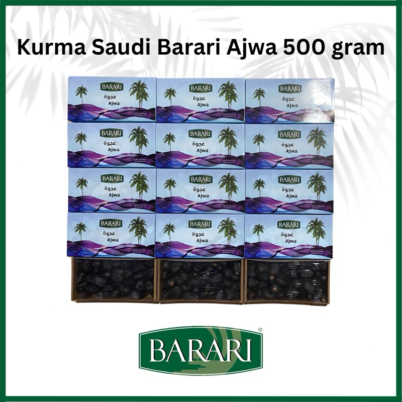 

KURMA BARARI AJWA SAUDI DATES 500 GRAM