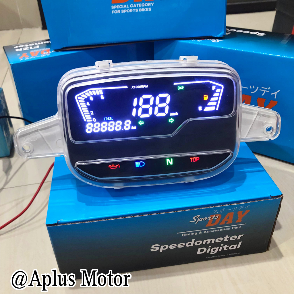 Speedometer Digital Yamaha F1ZR FIZR V 110 ZHE Kilometer Spidometer POSWAN Force One SEMUA TAHUN yam