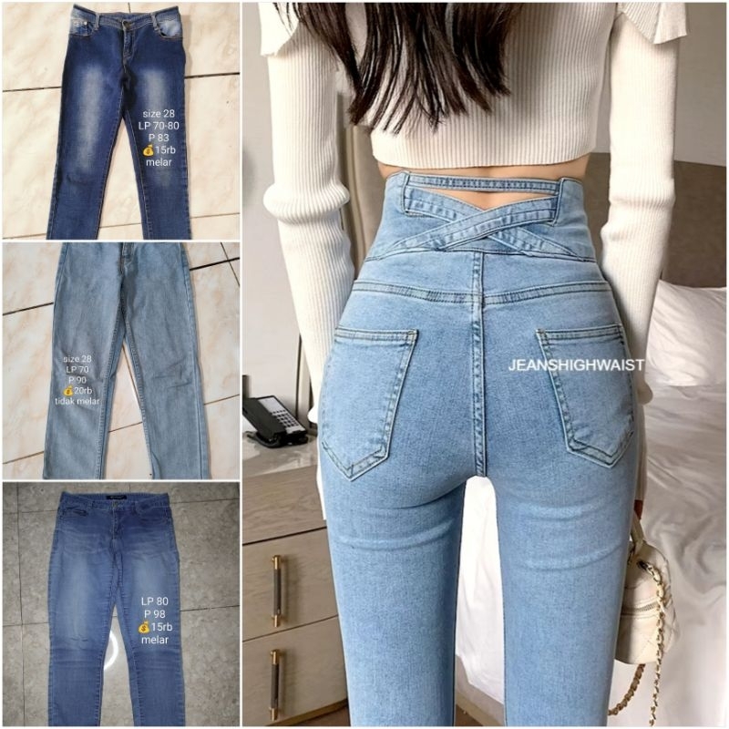 Celana Jeans Cewek PL Preloved