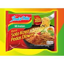 

Indomie Mie Instan Kuah Soto Koya Nagih / Pedas Dower
