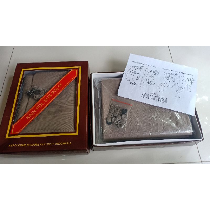 Kain Setelan PDL Polri Polos Asli Jatah