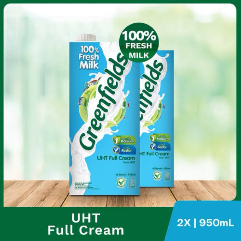 

Greenfields UHT Full cream 950ml x 2