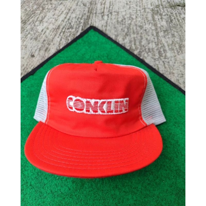 Vtg Trucker Hat Conklin