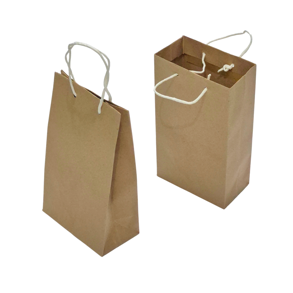 

Paper Bag XS Kraft Polos 15x25x8