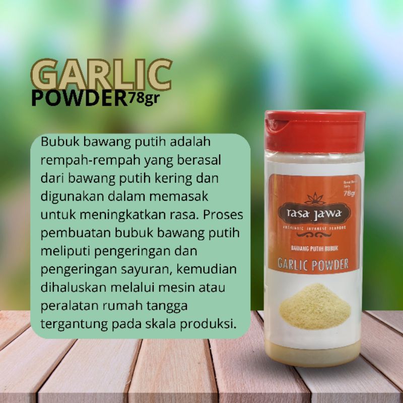 

RASA JAWA GARLIC POWDER 78GR
