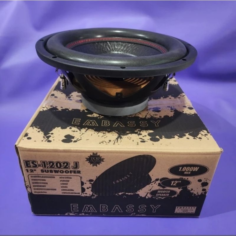 Subwoofer 12 inch embassy es-1202 j double voil