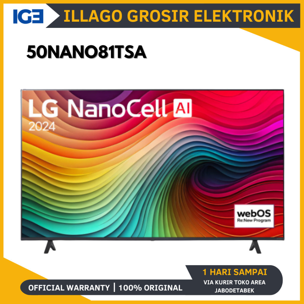TV LG NanoCell 50 Inch LG 50NANO81TSA 4K HDR Smart TV LG NANO81 50 Inch
