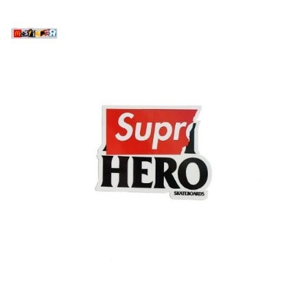 

sticker Supreme x anti hero skateboards logo diecut stiker streetwear